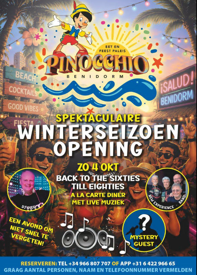 Poster Spektaculaire Winterseizoen Opening zondag 4 oktober